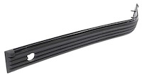 T70425 1988-02 Chevy, GMC Truck; Front Bumper Impact Strip; Black; LH Drivers Side