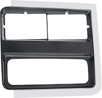 T70551 1989-91 GMC Pickup, Jimmy, Suburban; Headlamp Bezel; w/Dual Headlamps; Drivers Side