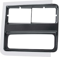 T70552 1989-91 GMC Pickup, Jimmy, Suburban; Headlamp Bezel; w/Dual Headlamps; Passenger Side