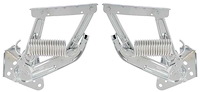 T71073 Hood Hinge Set 1967-1972 GM C/K Series Truck/Suburban, 1969-1972 Chevy Blazer, 1970-1972 GMC Jimmy [Chrome]