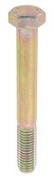 T71220 Hex Bolt, 1/2"-13 x 4" LG, Gd 8, Yellow Dichromate
