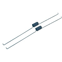 T76057 1999-13 Chevrolet, GMC GMT800, GMT900 Fleetside Pickup; Tail Gate Latch Rod; Pair
