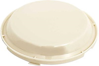 TF125053 Dome Lamp Lens for 1955-1968 Chevrolet Bel Air, 150, 210 Impala, Biscayne, Oldsmobile [Round, Ivory]