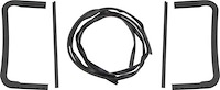 Vent Window Weatherstrip for 1955-1957 Chevy Bel Air, Nomad, 150, 201 Series [Sold as a Set]