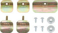 TF400037 1955-57 Chevy Bel Air, 150, 210, Nomad; Lower Windshield Molding Clip Set
