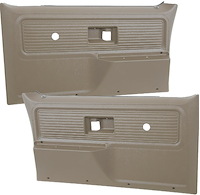 TL310605 Front Door Panels for 1977-80 Chevy/GMC Trucks, Blazer, Jimmy, Suburban [Saddle]
