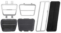 TPK9290 1971-72 Chevy/GMC Truck; Brake/Accelerator Pedal Pad Kit; Deluxe; Automatic