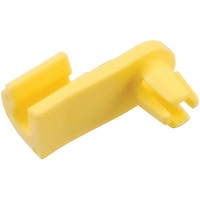 TR21952A 1973-86 Ford F-Series Pickup, 1980-83 Bronco; Door or Tailgate Latch Rod Retainer Clip; Nylon; Yellow; 5/32 in. OD