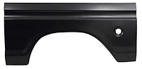 TR27844N 1973-79 F100, F150, F250, F350; Bedside Wheel Arch Panel; w/Round Fuel Opening; Drivers Side