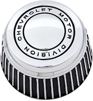 WK10120 Reproduction Rally Wheel Derby Cap with "Chevrolet Motor Division" for 1955-1982 Chevy Cars/Trucks