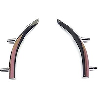 XP4536T 1970-72 Oldsmobile Cutlass Supreme Hardtop, Convertible; Molding; Quart Panel Extension; Chrome; Pair