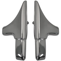 XP4760V 1970-72 Chevrolet Chevelle; Molding End Cap; Front Vinyl Top; Pair; Chrome