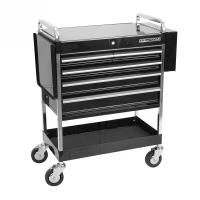 SERV CART 5 DRAWER & 1 TR