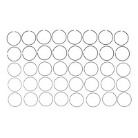 Premium Plasma-Moly Piston Ring Set