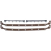 Oil Pan Gasket Set 1959-1969 Small Block Chrysler 273/318/326/340 in Cork-Rubber