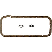 Oil Pan Gasket Set 1957-1977 Ford FE V8 330/332/352/360/361/390/406/410/427/428 in Cork-Rubber