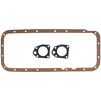 Oil Pan Gasket Set Big Block Chrysler 350/361/383/400/413/426/440 in Cork with Metal Carrier