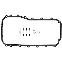Oil Pan Gasket Set 1990-2011 Chrysler V6 3.3/3.8L in Molded Rubber