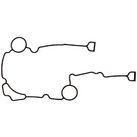 Timing Cover Gasket Dodge Trk Chrysler Jeep 5.7L Hemi 2003-2005