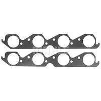 Exhaust Header Gasket Set for Big Block Chevy [Graphite 2.250 in. Round Port]