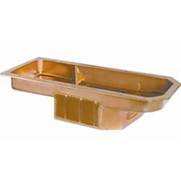 31000 Steel Oil Pan for Mopar Gen III Hemi 5.7/6.1/6.4L A/B/C/E-Body, Engine Swap with Stock K-Member [Gold Iridite]