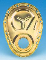 Steel Timing Cover Small Block Chevy Gold