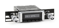 HB-M2-111-09-74 Motor 2B Radio w/Black Face & Installation Bezel & Knobs Kit, 1963 Chevy Bel Air
