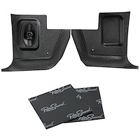 KPM216476-463-M Kick Panels for 1964-1976 MOPAR A Body Cars w/R-463N Speakers & MAT10-SD Sound Dampening