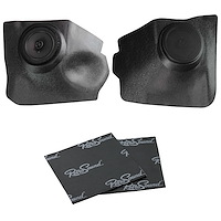 KPV035670-62-KPR2-M Kick Panels for 1956-70 Volkswagen Beetle Convert. w/S-62 Speakers, KPR2 rings & MAT10-SD Sound Dampening