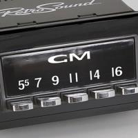 GM-licensed Vintage Look Radio Dial Screen Protectors GM Logo