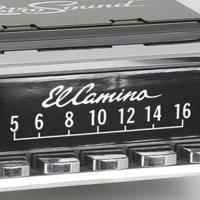 GM-licensed Vintage Look Radio Dial Screen Protectors El Camino Logo