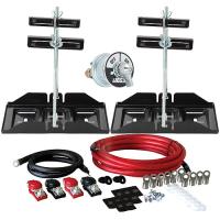 Lightweight Battery Cable & Battery Mount Kit Dual Battery Kit Includes: