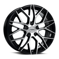 KR01 Wheel [Size: 18"x8"] Glossy Black Machine Face Finish KR01-188058GBF