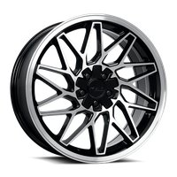 KR09 Wheel [Size: 18"x8"] Glossy Black Machine Face Finish KR09-188005GBF
