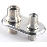 Aluminum Firewall Bulkhead 2 Port