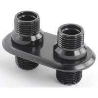 Aluminum Firewall Bulkhead 2 Port
