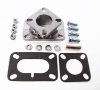 Cast Aluminum Carburetor Adapter 2-bbl Carburetor to 1-bbl Base