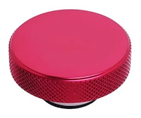 R5010RED Aluminum Radiator Cap [16 lb., Plain Top, Red]
