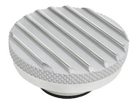 R5013BK Aluminum Radiator Cap [16 lb., Finned Top, Black]