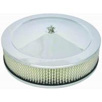 Round Muscle Car Style Top Air Cleaner Set 14" x 3"