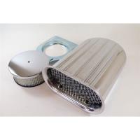 Hilborn Style Aluminum Mini Hood Scoop Single Quad
