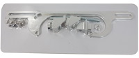 R5455 Throttle Cable Bracket, Billet 4150 Carburetor – Silver