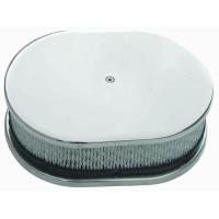 Aluminum Oval Air Cleaner Set 12" x 2"