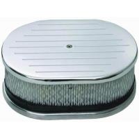 Aluminum Oval Air Cleaner Set 12" x 2"