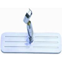 Polished Aluminum Rectangle with Ball Mill Lines Interior Mirror