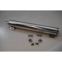 ALUMINUM 2 X 15 OVERFLOW TANK WITH MOUNTING BRACKET
