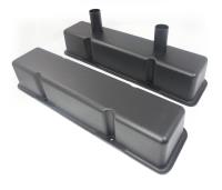 Aluminum Circle Track Baffled Valve Covers 1958-86 Small Block Chevy 283-350