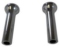 PLASTIC CHROME DOOR LOCK KNOBS