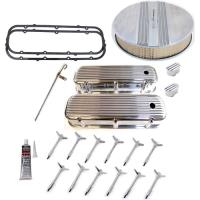 Finned Dress-Up Kit Big Block Chevy Includes: