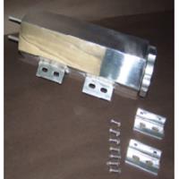 STAINLESS 3 X 9 OVERFLOW TANK WITH MOUNTING BRACKET